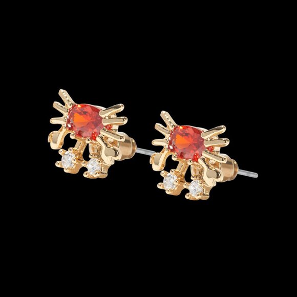 "Under The Sea" Stud Earring Collection 6 Pairs Multicolor - Picture 2 of 7